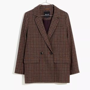 Caldwell Double-Breasted Blazer in Hedden Plaid